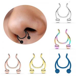 Antler Shape Fake Nose Ring